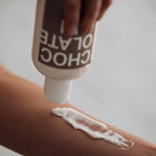 Chocolate Sun - Organic Enhance Light Tanning Cream Face & Body | Clean, Non-Toxic Sunless Tanning (Light, 8 oz | 236 ml)