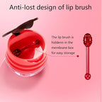 4 Pcs Lip Mask Reduces Lip Lines and Exfoliator, Prevention Dry & Cracked Lip. (Honey & Strawberry)