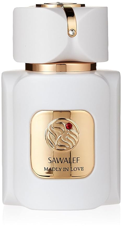 Swiss Arabian Sawalef Madly In Love - Luxurious Floral Body Spray for Women - Long-Lasting Body Mist with Litchi, Bergamot, Cedar, and Vanilla - 2.7 oz EDP Spray