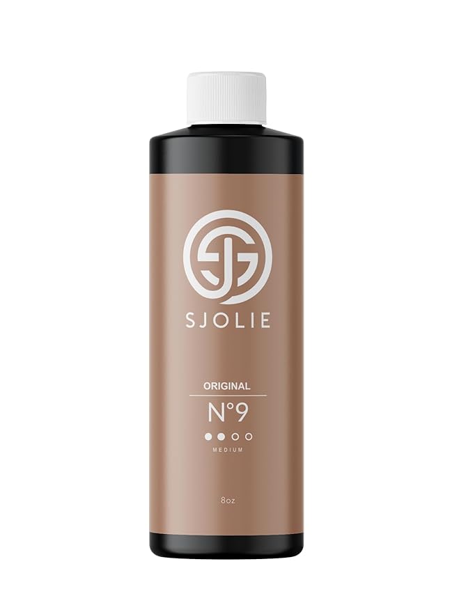 SJOLIE Spray Tan Solution - No. 9 - Medium Hydrating Tanning Spray | Sunless Tanner for Long Lasting, All Natural Glow (8oz)