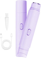 New Pinsliee Electric Razors for Women, Glowhave Double Headed Bikini Trimmer, Body Hair Shaver, Travel Razors for Women, Suitable for Underarms, Legs, Arms,Face (Pink Purple)