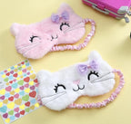 Sanrio Hello Kitty Sleep Eye Mask/Hello Kitty Face Sleep Mask/Comfortable and Soft Eye Cover Sleep and Cheese # .3 Tissue