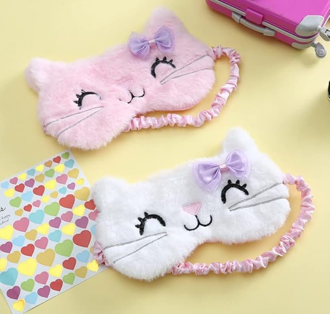 Sanrio Hello Kitty Sleep Eye Mask/Hello Kitty Face Sleep Mask/Comfortable and Soft Eye Cover Sleep and Cheese # .3 Tissue