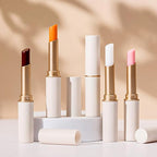 evpct 4Pcs Magic Color Changing Lipstick Long Lasting Waterproof 24 Hours Original for Women, Honey Orange Raspberry Strawberry Pink PH Mood Permanent Color Changing Lipstick Lip Balm, labial magico