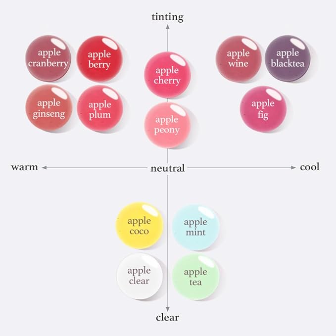 NOONI Korean Hydrating Lip Oil - Appleclear | Long-Lasting, Moisturizing, Plumping, Revitalizing for Dry Lips, Waterproof, No Peel Off, Hydrating, Nourishing Crystal Clear, 0.12 FL Oz