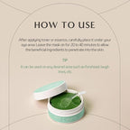 Chill Down Gel Eye Mask 60ea (30pairs) - Cooling Hydrogel Eye Patch with Catechins, Arnica Flower, Vitamins, Caffeine for Relieving Tired Eye Area, Brightening, Reducing Eye Bags, Puffy Eye