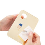 6 Pcs Acrylic Cosmetic Makeup Palette Tray Foundation Mixing