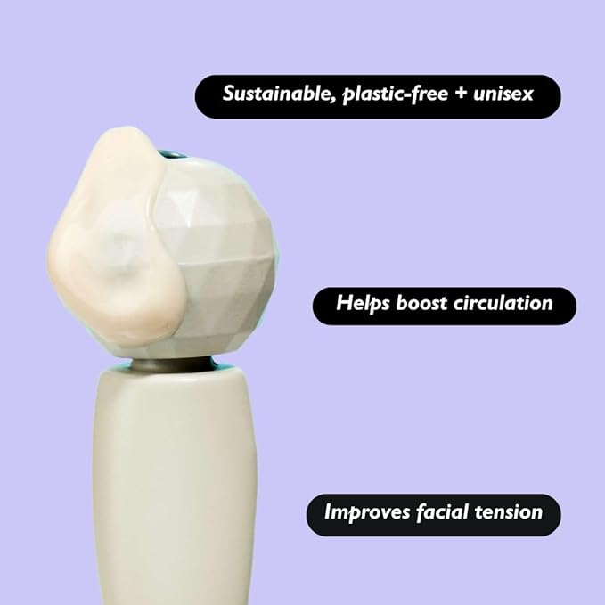 UpCircle Eye Roller 1pc – Metal + Plastic-Free – For Dark Circles + Puffy Eyes – With Cooling Effect to Boost Circulation For Healthy Glow – Sustainable + Unisex