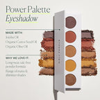 Well People Power Palette Eyeshadow, Five Long-wear, Hyper-pigmented