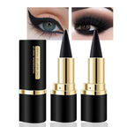 Kaely 2Pcs Gel Eyeliner Pencil, Natural Black Eyeliner Cream for Waterline, Liquid Eye Liner Waterproof Smudge Proof, Black Smoky Eyeshadow Palette Halloween Makeup, delineador de ojos contra el agua