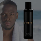 Golden Grooming Co. Men Face Wash with Aloe Vera & Vitamin E - Facial Cleanser for Men - Organic & Nature-Based - Ideal for Sensitive and Oily Skin - Rich Foaming Daily Cleanser - 4 oz.