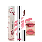 Matte Liquid Lip Stain Peel Off Lip Liner Tattoo - Pinkish Red, Waterproof Smudge-Proof Lip Gloss, Long-Lasting Non-Stick Cup Formula, Natural Peel Off Design for All Skin Types #6