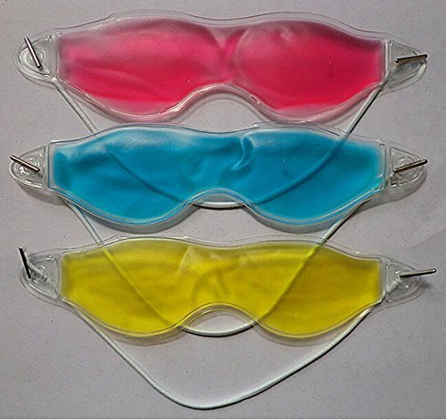 Reusable Hot/Cold Therapeutic [Gel Eye Masks] (Pack of 3 Migraine Relief Relieves Pain Naturally