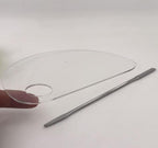Set of 2 Semicircle Acrylic Makeup Palette
