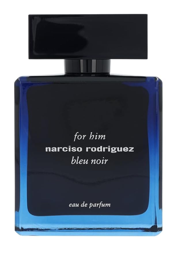 Narciso Rodriguez Bleu Noir Eau de Parfum Spray for Men, Blue, 3.3 Ounce