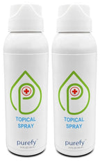 Topical Airesol Spray (3.4oz, 2pk) Soothing Face & Body Skin Spray, Purefypro Dermal HOCL Technology, Natural Skincare Support Redness, Irritations, Eyelid Bumps, Dry Skin, Athletic Itch