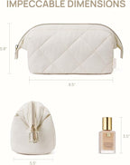 Telena puffer makeup bags for