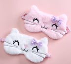 Sanrio Hello Kitty Sleep Eye Mask/Hello Kitty Face Sleep Mask/Comfortable and Soft Eye Cover Sleep and Cheese # .3 Tissue