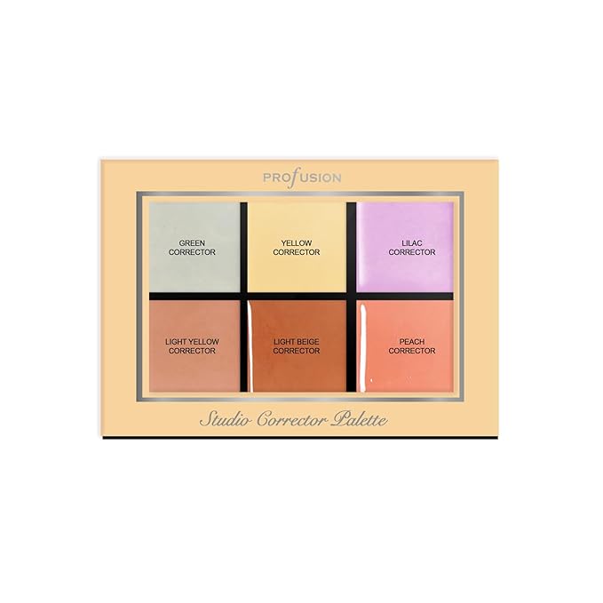 Profusion Cosmetics Studio Corrector Palette for Radiant, Even