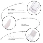 YITOU 12PCS Lip Glaze Bottle Empty 5ml, Transparent Glaze