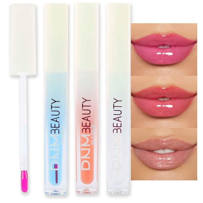 evpct 3Pcs Clear Color Changing PH Tinted Lip Changing