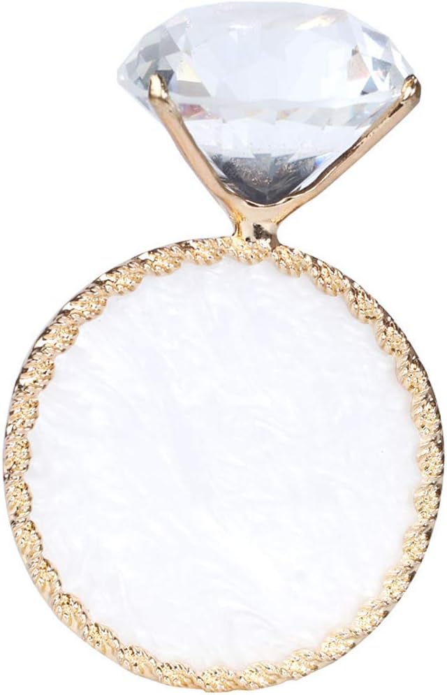 Golden Edge Resin Nail Art Palettes with Diamond