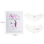 Under Eye Gel Pads Eyelash Extension Pads Lint Free DIY False Eyelash Lash Extension Makeup Eye Gel Patches Pack (50)