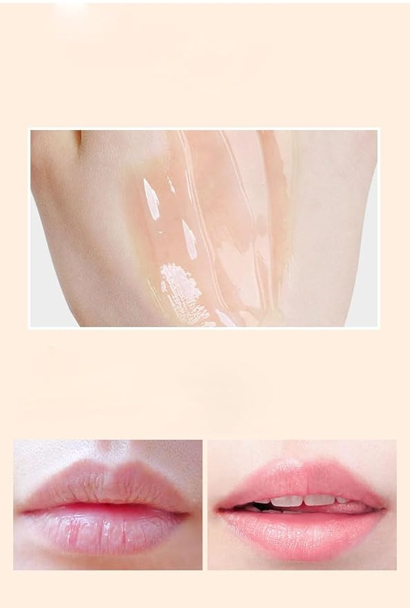 4 Pcs Lip Balm, Moisturizing Restors Moisture Bee Lip Mask for Dry Lips Lip Mask.(Honey)