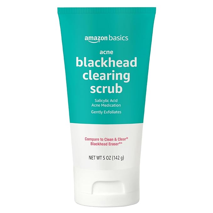 Amazon Basics Salicylic Acid Blackhead Clearing Scrub, 5 Fluid Ounces, 1-Pack