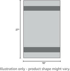 ForPro Professional Collection Premium Bleach Tough Salon Towels, Black, 100% Cotton, Bleach-Proof Towels, Stain Resistant, 16" W x 27" L, 24-Count