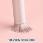 6pieces ombre nail brush wood