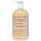 Olivia Care Antibacterial Hand Soap - Infused with Sage & Tea Tree Oil & Lemon Verbena Fragrance, Cleansing, Germ-Fighting, Moisturizing Hand Wash for Kitchen & Bathroom -18.5 fl oz