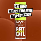 NYX PROFESSIONAL MAKEUP Fat Oil Lip Drip, Moisturizing Lip Oil Gloss, Vegan Tinted Formula, Up to 12 HR Hydration - Scrollin' (Deep Caramel)