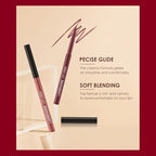 LANGMANNI 6 Matte Lipstick with 6 Lipliners Durable Makeup Set,Long-Lasting Non-Stick Cup Not Fade Waterproof Pigmented Velvet Lipgloss Kit Beauty Cosmetics Makeup Gift for Girls (#B)