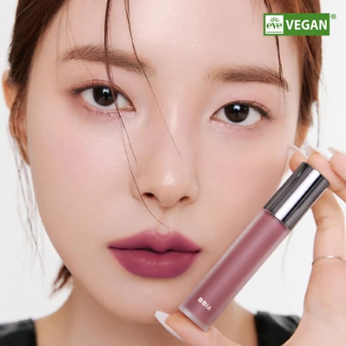 BBIA Last Velvet Tint - Soft & Creamy Matte Finish Lip Stain, Blur Effect with Velvety Texture, Long-Lasting, High Pigment, Lightweight, Non-Drying, Vegan, Korean Lip Makeup (V38 FEIGN FINE)