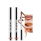 2Pcs Matte Liquid Lip Stain Peel Off Lip liner Tattoo, Matte Peel Off Lip Stain, Long Lasting Waterproof Lipstick Lip Gloss Stain, Transfer-proof for All Skin Types (0.24 fl oz-01#+07#)