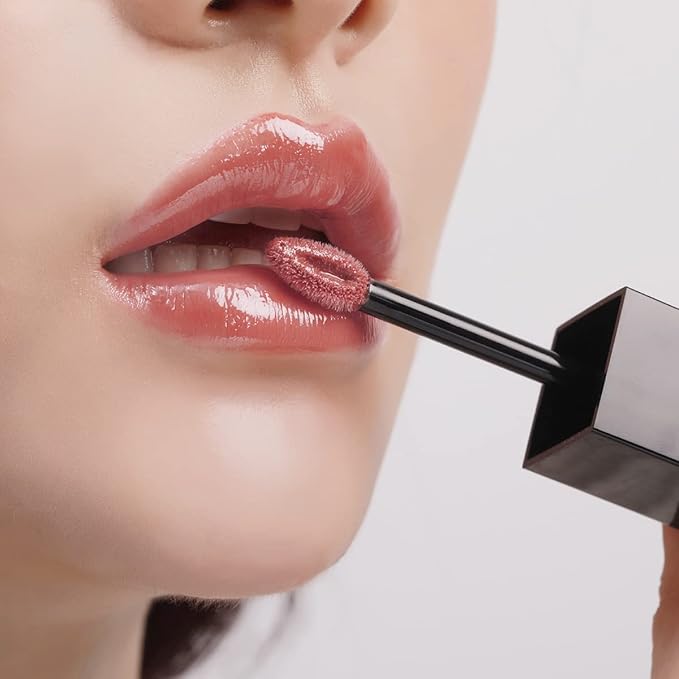 READY TO SHINE Fabulous Hydrating Lip Glow Oil/Lip Gloss-Clean Beauty #103 Nude Red, Nourishing Lightweight Natural Look, Enhances and Deeply Protects Lips, Cruelty Free, 0.14fl/oz.