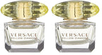 Versace Yellow Diamond Eau De Toilette Spray for Women, 0.17 Fl Oz (Miniature) (Pack of 2)
