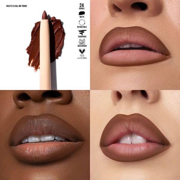 Retractable Waterproof Lip Liner with Built-in Sharpener by Beauty Creations NUDEX Collection (Call Me Yours 12.5)