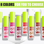 8 Colors Lip Oil Lip Glaze, Hydrating Lip Glow Oil Big Brush Head Shiny Moisturizing Lip Gloss, Long Lasting Non-sticky Fresh Transparent Tinted Plumping Lip Oil (# 04)
