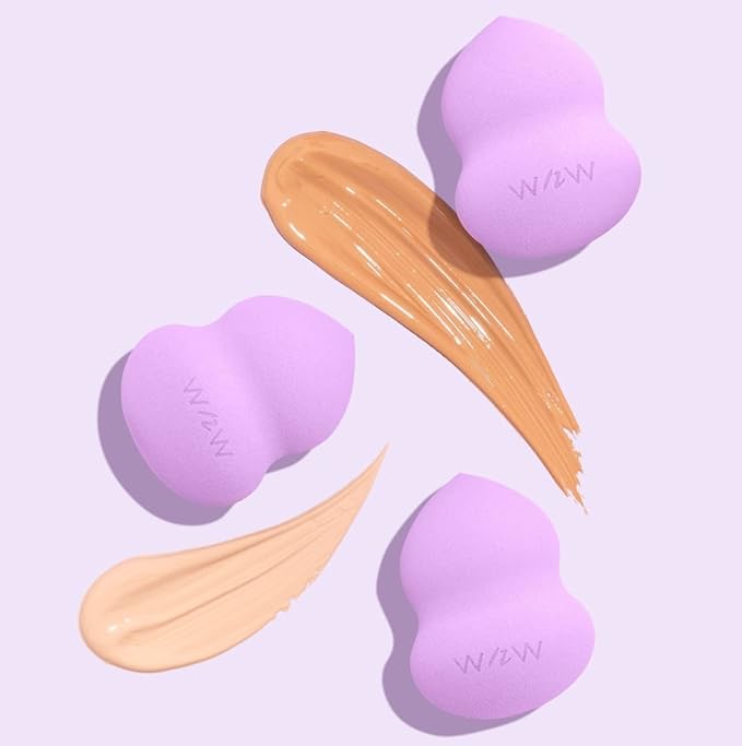 wet n wild Makeup Sponge - Low Product Absorption for Streak-Free Application, Effortless Blending Beauty for a Smooth Professional Looking Finish, Cruelty-Free & Vegan-Hourglass