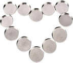 50 Pcs 26mm Empty Round Metal Tin Palette