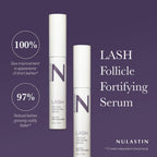 NULASTIN Follicle Fortifying Lash Serum - Clinically Tested Eyelash Enhancing Serum - Nourishes & Repairs to Promote Longer-Looking Lashes - Enriched with Hair-Strengthening Ingredients (2 Count)