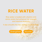 Rice Water Shampoo Bar 2.0 - Hydrating & Moisturizing Natural Hair Soap for Strengthening & Scalp Nourishment - Solid Bar for All Hair Types (120g, 4.23oz)