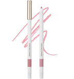 Heart Percent Dote On Mood Lip Pencil Slim, Defines and Fills Creamy Lip Liner Retractable Lipstick Pencil with Built-In Sharpener, 14. Calm Pink