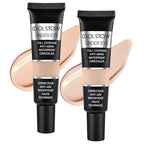 Pro Under Eye Full Coverage Liquid Concealer to Cover Dark Circles, Scars,Redness,Spots,Fine Lines,Corrector Anti-Aging Natural Finish, Moistening Smooth Cream,Waterproof 0.4 * 2 fl oz-Beige+Nude