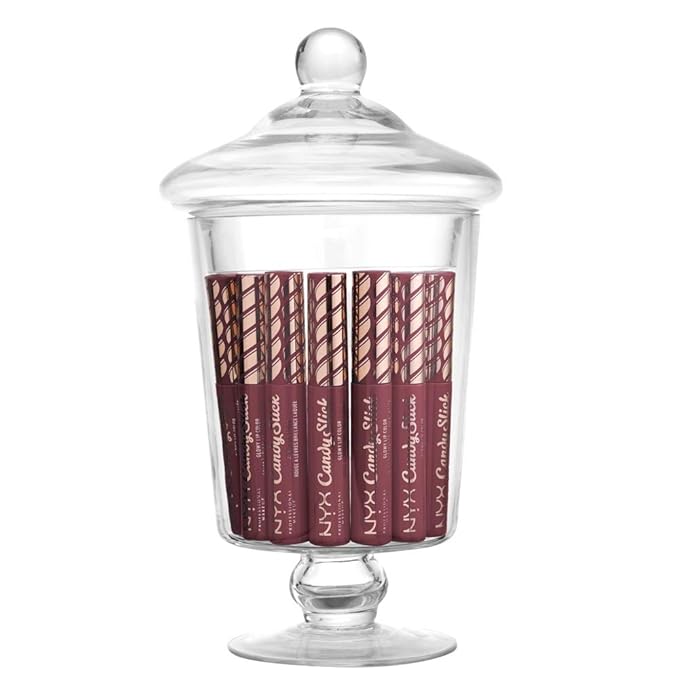 NYX PROFESSIONAL MAKEUP Candy Slick Glowy Lip Color Gloss - S'more Please (Neutral Mauve)