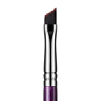 Eyeliner Brush Fine Angled - PRO Precision Gel Eye Liner Makeup Brush -Ultra Thin Slanted Flat Angle - Premium Cruelty Free Synthetic Bristles (E835 Purple)