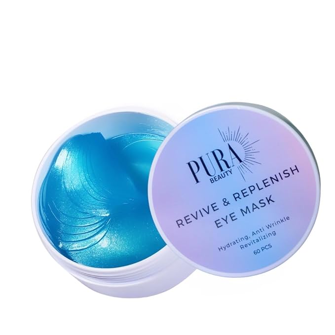 PURABEAUTY Advanced Eye Treatment Mask, Anti-Aging, Reduce Wrinkles and Fine Lines, Under Eye Treatment For Dark Circles, Under eye Mask For Puffiness- 60 PCs