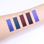 AMY'S DIARY Matte Plum Liquid Lipstick 5Pcs Sets,24-hour Lipstick Deep Purple Red Green Plum blue Lip Stain 24 Smudge Waterproof for Women (Set02)